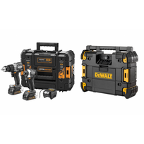 DCK200ME2GT DeWALT McLaren Edition 18V smūginis suktuvas + suktuvas-gręžtuvas (2x1.7 Ah)  + DWST1-81079 TSTAK radijo imtuvas