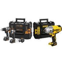 DCK200ME2GT DeWALT McLaren Edition 18V smūginis suktuvas + suktuvas-gręžtuvas (2x1.7 Ah) + DCF899NT smūginis veržliasukis
