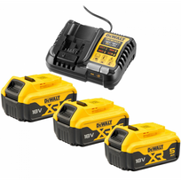 DCB1104P3 DeWALT 4A greitojo kroviklio ir akumuliatorių rinkinys (3x5.0 Ah)