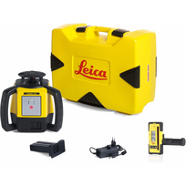Leica Rugby 610 lazerinis nivelyras su Rod Eye 120 detektoriumi, Li-ion