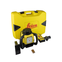 Leica Rugby 610 lazerinis nivelyras su Rod Eye 120 detektoriumi, Alkaline