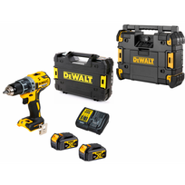 DCD791M2 + DWST1-81079 DeWALT 18V suktuvas – gręžtuvas + DWST1-81079 DeWALT TSTAK radijo imtuvas (2x4.0 Ah)