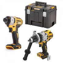 DCD1007N DeWALT 18V suktuvas - smūginis gręžtuvas+DCF887N 18V XR Li-Ion smūginis suktuvas+DWST83346-1 TSTAK 2.0 įrankių dėžė