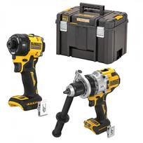 DCD1007N DeWALT 18V suktuvas - smūginis gręžtuvas+DCF870N 18V hidraulinis smūginis suktuvas+DWST83346-1 TSTAK 2.0 įrankių dėžė