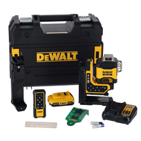 DCLE34035D1 DeWALT 18V kryžminių linijų lazeris (1x2.0 Ah)