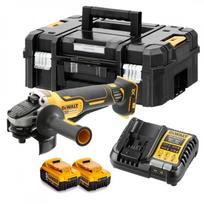 DCG413P2 DeWALT 18V kampinis šlifuoklis 115 mm (2x5.0 Ah)
