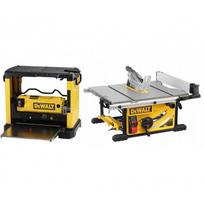 DeWALT DWE7492 išilginio pjovimo staklės + DW733 reismusinės obliavimo staklės (Type 11)