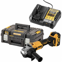 DCG407M1T DeWALT 18V kampinis šlifuoklis 125 mm (1x4.0 Ah)