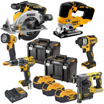DCK690P3T DeWALT 18V kombinuotas elektrinių įrankių rinkinys (3x5.0 Ah)