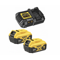 DCB116P2 DeWALT kroviklio ir akumuliatorių rinkinys (2x5.0 Ah)