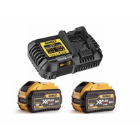 DCB116X2 DeWALT kroviklio ir akumuliatorių rinkinys (2x9.0 Ah)