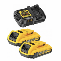 DCM116D2 DeWALT kroviklio ir akumuliatorių rinkinys (2x2.0 Ah)