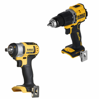 DCD799N DeWALT 18V suktuvas-smūginis gręžtuvas + DCF880N DeWALT 18V smūginis veržliasukis