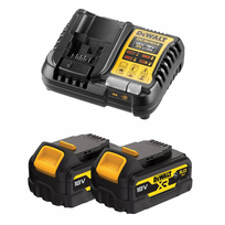 DCB1104P2G DeWALT 18V akumuliatorių ir kroviklio rinkinys (2x5.0 Ah)