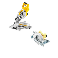 DWS777 DeWALT 216 mm skersinio pjovimo staklės + D23700 DeWALT 86 mm diskinis pjūklas