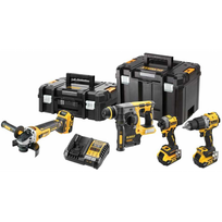 DCK429P3T DeWALT 18V XR akumuliatorinių įrankių rinkinys (3x5.0 h)