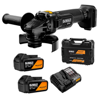 DCG405MP2T DeWALT 18V kampinis šlifuoklis 125 mm (2x5.0 Ah)