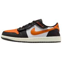 Air Jordan 1 Low FlyEase Shattered Backboard vyriški sportbačiai oranžiniai, juodi ir balti DM1206-081 44.5