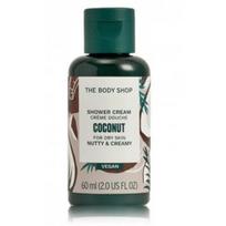 The Body Shop Coconut Shower Cream dušo kremas su kokosų aliejumi - 60 ml.