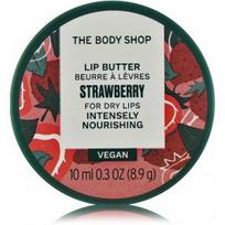 The Body Shop Strawberry Lip Butter intensyviai maitinantis lūpų sviestas sausai odai - 10 ml.