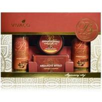 Vivaco Argan rinkinys kūnui (dušo aliejus 200 ml. + kūno aliejus 200 ml. + muilas 100 g. + sviestas 100 ml.) - 1 vnt.