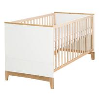 Iš buko masyvo vaikiška lovelė baltos spalvos/natūralios spalvos 70x140 cm Finn – Roba