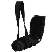 Adjustable Right Arm Orthosis Elbow Sling Support for Fracture Rehabilitation and Protection Length Customizable S