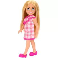 Barbie Chelsea Klubas: Šviesiaplaukė mergaitė, rožine suknele
