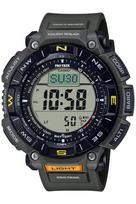 „Casio“ rankinis laikrodis „Pro Trek Climber Line Solar Biomass Plus Plastic PRG-340-3JF“ vyriškas chaki spalvos