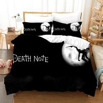 Death Note patalynės komplektas Japonija Populiarus anime antklodės užvalkalų komplektai pledas patalynė dvigulė karalienės karaliaus vieno dydžio Dropshipping EU Single 135x200cm