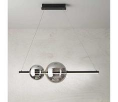Ondaluce - LED reguliuojamas pakabinamas šviestuvas ant laido FUFI LED/40W/230V juodas/dūminė juoda