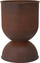 Ferm Living Vazono dangtis Hourglass M, rūdžių spalvos