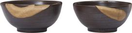 Ferm Living Koyo dubenėliai 8,5 cm, tamsiai rudi, 2 vnt.