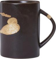 Ferm Living Puodelis Koyo 300 ml, tamsiai rudas