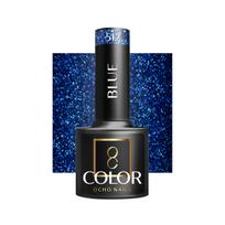 OCHO NAILS hibridinis nagų lakas Blue 512, 5 g