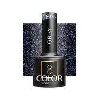 OCHO NAILS hibridinis nagų lakas Gray 607, 5 g