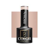 OCHO NAILS hibridinis nagų lakas Brown 801, 5 g