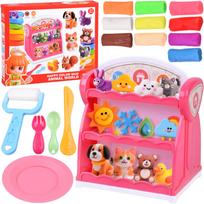 Play-Doh parduotuvė su gyvūnais - 10 modeliavimo molio gabalų + priedai ZA6139