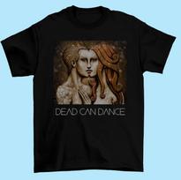 Retas! Dead Can Dance Grupės Marškinėliai Juodi Vyriški Visų Dydžių Unisex Marškinėliai XXL