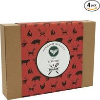 "Azafran BBQ Spice Gift Set" - dovanų rinkinys kepimui ant grotelių su 4 prieskoniais