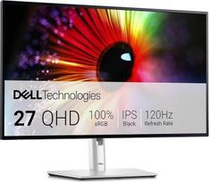 "Dell U2724D UltraSharp" 27 colių QHD (2560 x 1440) monitorius, 120 Hz, IPS juodas, 5 ms, 98 % DCI-P3, 2 x USB-C, 2 x DisplayPort, HDMI, 3 x USB, sidabrinis