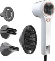 "Genius Invictus" plaukų džiovintuvas "D7 Ion Hair Dryer", 5 dalių, kelioninis plaukų džiovintuvas su 1 difuzoriumi, 3 skirtingais antgaliais, 5 temperatūros ir 3 greičio lygiais, 1600 W plaukų džiovintuvas greitam džiovinimui
