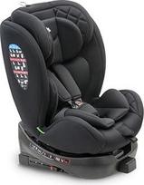 "Interbaby" -SELLA juoda, 0/1/2/3 grupės vaikiška kėdutė ISOFIX 360º