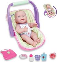 "JC Toys LOTS TO LOVE BABY DOLL IN ADJUSTABLE CARRIER" - 14 colių vinilinė lėlė - puikiai tinka vaikams nuo 2 metų