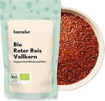 "Kamelur" ekologiški raudonieji viso grūdo ryžiai (1 kg) Ekologiški raudonieji viso grūdo ryžiai, be priedų