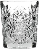 "Libbey Hobstar" dvigubos "Old Fashioned" taurės 12 uncijų / 340 ml - 12 vnt. - Vintažinio šlifuoto stiklo viskio taurės