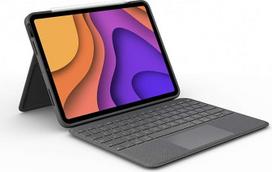"Logitech Folio iPad" dėklas su jutikline klaviatūra, sekimo kilimėliu ir išmaniąja jungtimi, skirtas "iPad Air 4th Gen" (modeliai: A2316, A2324, A2072, A2325), grafinis