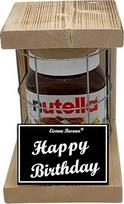 "Nutella" - avarinis rezervas - metalinis tinklelis - laimingas gimtadienis - gimtadienio dovana - "Nutella" dovanų idėja su medžiu vyrams ir moterims