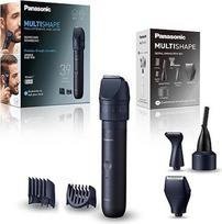 "Panasonic" MULTISHAPE [modulinė asmens priežiūros sistema] ER-CDT1 ir ER-CKL1 rinkinys, skustuvo ir kirpimo galvutės priedų rinkinys, barzdos ir plaukų kirptuvas su įkraunama ličio jonų baterija, juodas