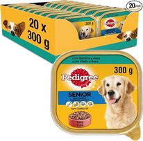 "Pedigree" - drėgnas maistas suaugusiems šunims, veršienos skonio ir paukščių (20 x 300 g pakuotė)